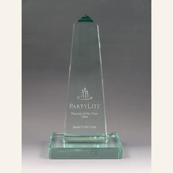 PartyLite Factory of the Year 2004 glass award presented to Jason Craft Corp.